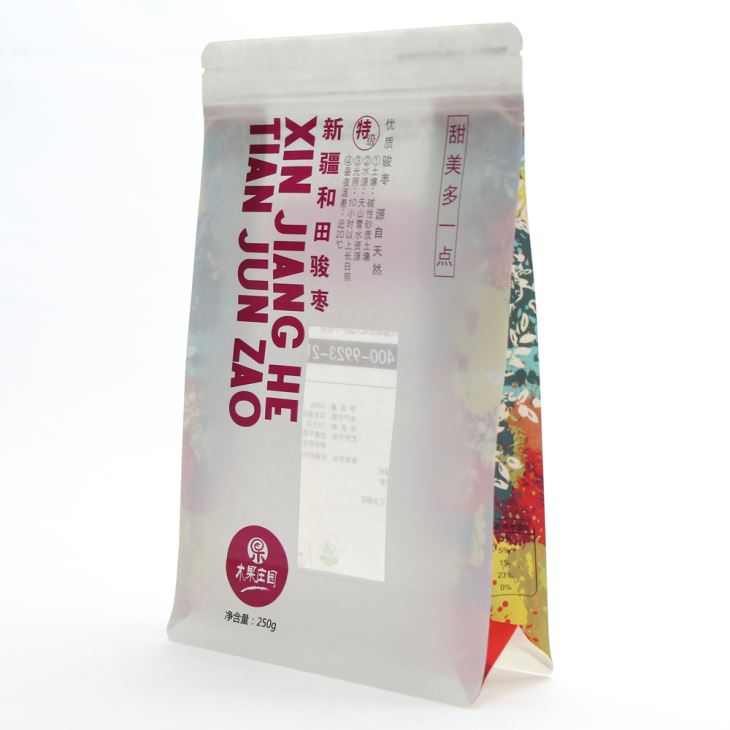 צדדיים שקיות שטוחים עבור אגוזים חטיפים