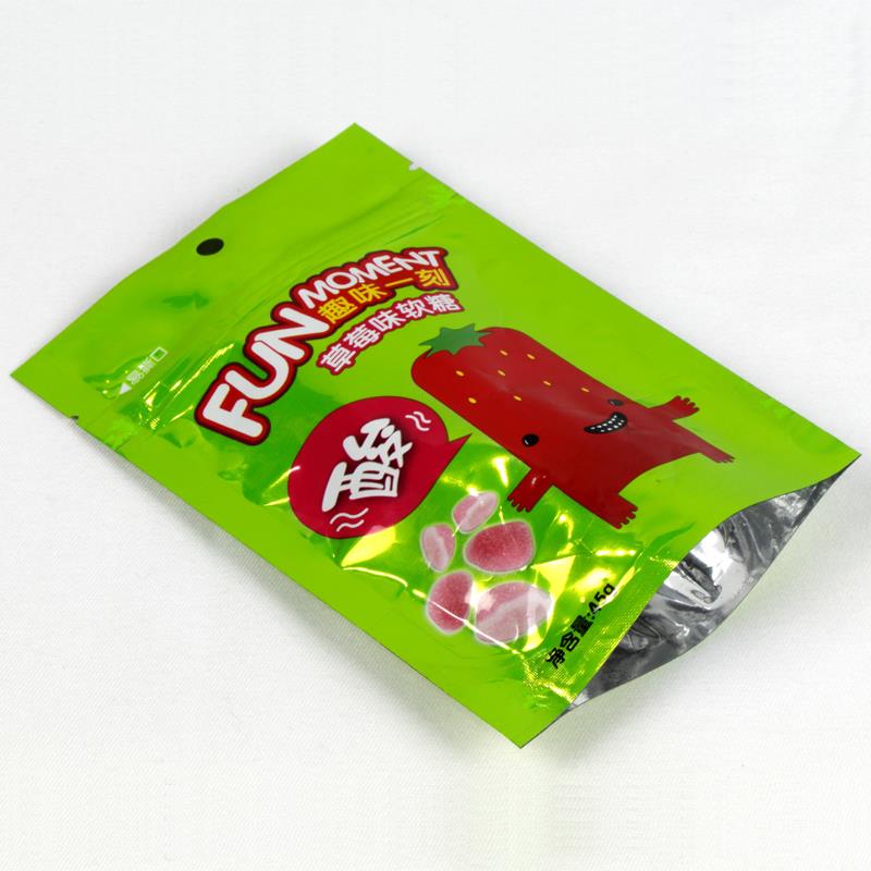 פלסטיק תיק עמיד רוכסן תיק Plastic Stand Up Zipper Candy Bag