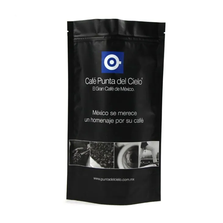 נייר אלומיניום עמד קפה קפה רוכסן