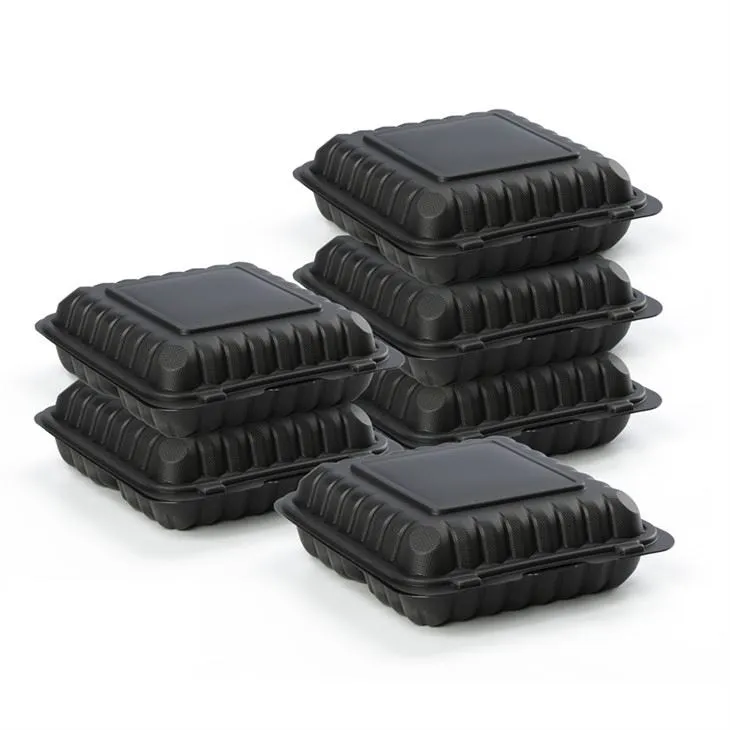 9x9x3 אינץ' ניתן למיקרוגל באיכות גבוהה אחסון מזון לשימוש חוזר בנטו קופסאות מיכלי הכנה לארוחה חד פעמית