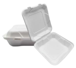מיכלי מזון בגודל 8 אינץ' Bagasse To Go