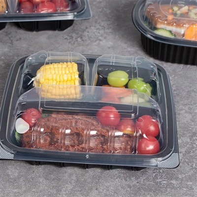 מכסה צירים 9x9 אינץ' Clamshell To Go Boxes