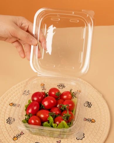 ריבוע קערות סלט מפלסטיק