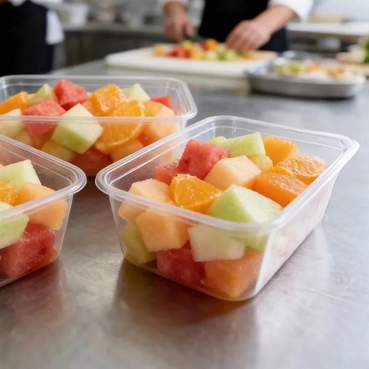 מיכלים שקופים לאוכל